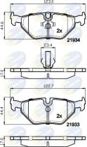 COMLINE CBP01024 - PASTILLAS FRENO