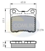 COMLINE CBP01060 - PASTILLAS FRENO