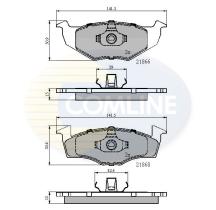 COMLINE CBP0180 - PASTILLAS FRENO ESP-15