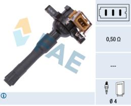 FAE 80216 - BOBINA DE ENCENDIDO