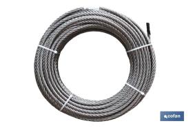 COFAN 00502001 - ROLLO CABLE GALVANIZADO 50 MTS. 2MM.