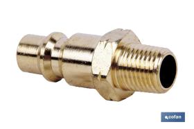 COFAN 09000059G - CONECTOR AIRE MACHO 3/8' GRAN CAUDAL