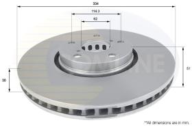 COMLINE ADC01124V - DISCO FRENO