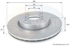 COMLINE ADC01133V - DISCO FRENO