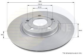 COMLINE ADC01134V - DISCO FRENO