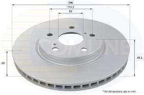 COMLINE ADC01138V - DISCO FRENO