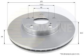 COMLINE ADC01143V - DISCO FRENO