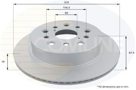 COMLINE ADC01160V - DISCO FRENO