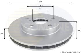 COMLINE ADC0149V - DISCO FRENO