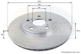 COMLINE ADC0154V - DISCO FRENO