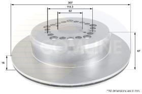 COMLINE ADC0163V - DISCO FRENO