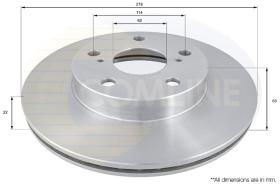 COMLINE ADC0170V - DISCO FRENO