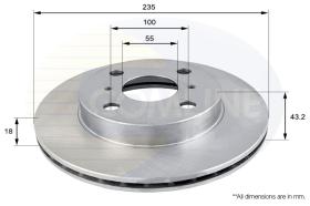 COMLINE ADC0193V - DISCO FRENO