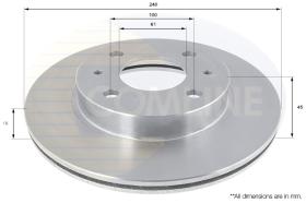 COMLINE ADC0211V - DISCO FRENO