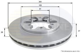 COMLINE ADC0220V - DISCO FRENO