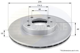 COMLINE ADC0252V - DISCO FRENO