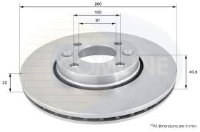 COMLINE ADC0266V - DISCO FRENO