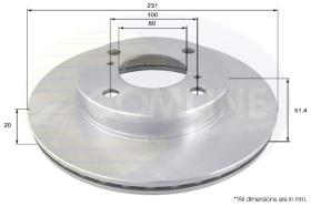 COMLINE ADC0276V - DISCO FRENO