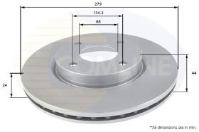 COMLINE ADC0284V - DISCO FRENO