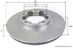 COMLINE ADC0286V - DISCO FRENO