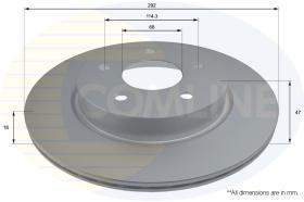 COMLINE ADC0297V - DISCO FRENO