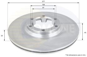 COMLINE ADC0307V - DISCO FRENO