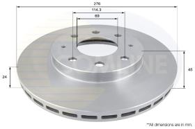 COMLINE ADC0326V - DISCO FRENO