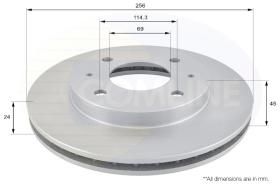 COMLINE ADC0333V - DISCO FRENO