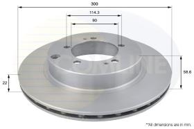 COMLINE ADC0358V - DISCO FRENO