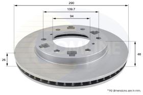 COMLINE ADC0359V - DISCO FRENO