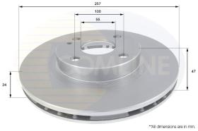 COMLINE ADC0437V - DISCO FRENO