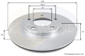 COMLINE ADC0442V - DISCO FRENO