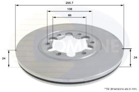 COMLINE ADC0452V - DISCO FRENO