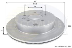 COMLINE ADC0458V - DISCO FRENO