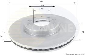 COMLINE ADC0459V - DISCO FRENO