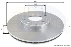 COMLINE ADC0462V - DISCO FRENO