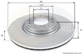 COMLINE ADC0466V - DISCO FRENO