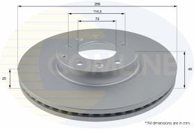 COMLINE ADC0469V - DISCO FRENO