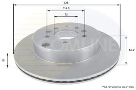 COMLINE ADC0471V - DISCO FRENO