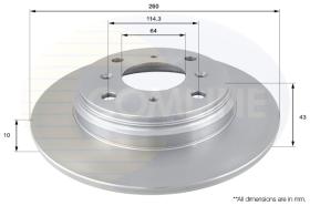 COMLINE ADC0525 - DISCO FRENO