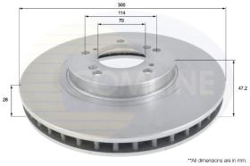 COMLINE ADC0539V - DISCO FRENO