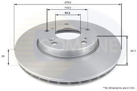 COMLINE ADC0550V - DISCO FRENO