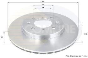 COMLINE ADC0554V - DISCO FRENO