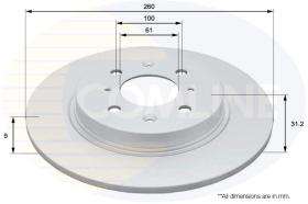 COMLINE ADC0570 - DISCO FRENO