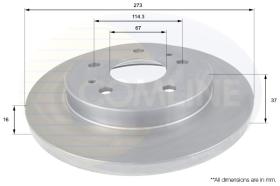 COMLINE ADC0611 - DISCO FRENO