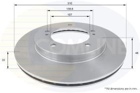 COMLINE ADC0909V - DISCO FRENO