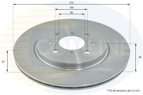 COMLINE ADC0936V - DISCO FRENO