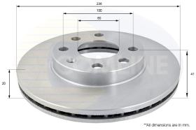 COMLINE ADC1008V - DISCO FRENO