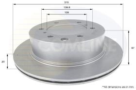 COMLINE ADC1045V - DISCO FRENO