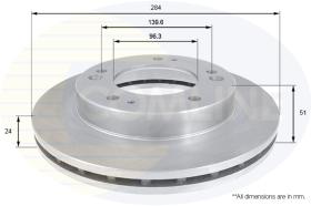 COMLINE ADC1049V - DISCO FRENO